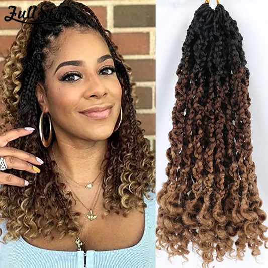 14-inch Ombre Crochet Box Braids